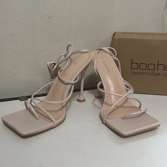 Wide Fit Square Toe Wrap Up Sandal - Picture 2 of 5